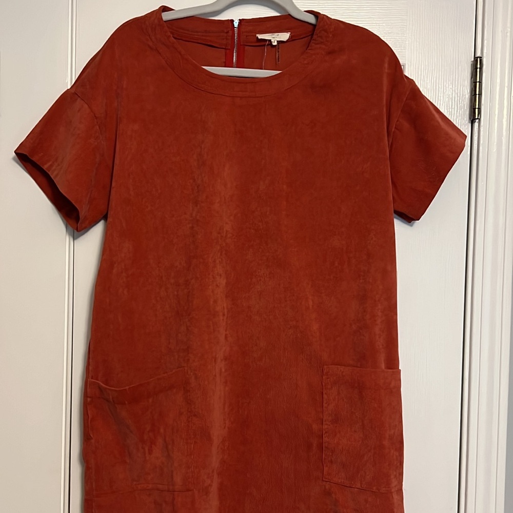 Corduroy Rust dress